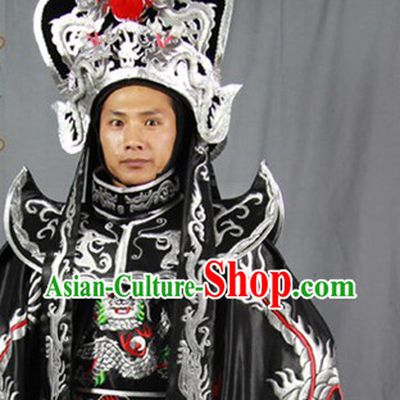 Face-changing Dragon Embroidery Costumes Pants Belt Hat and 12 Masks Complete Set