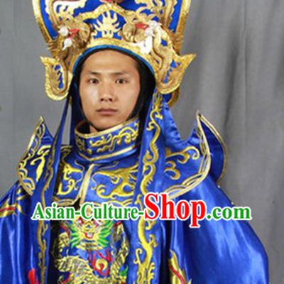 Sichuan Opera Bian Lian Costumes Pants Belt Hat and 12 Masks Complete Set