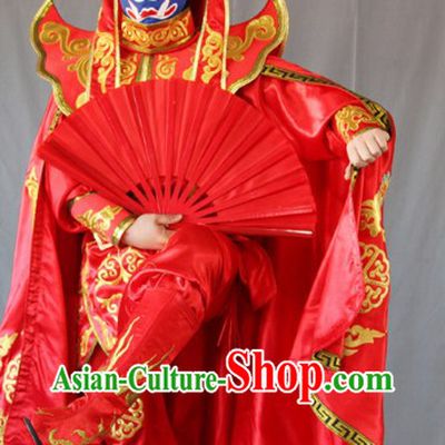 Magical Mask Changing Performance Costumes Complete Set for Men