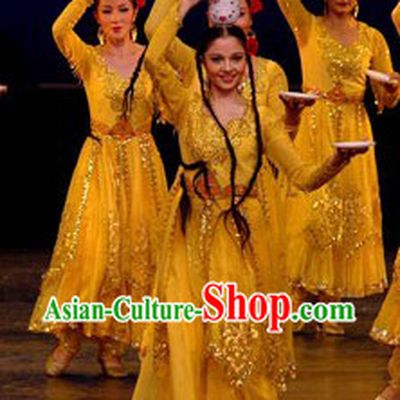 Xinjiang Dingwan Dancing Costumes for Women