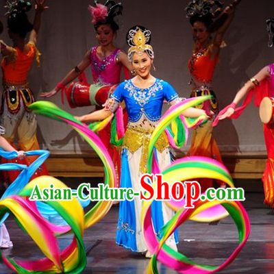 Ancient Chinese Fairy Dancing Costume and Wig for Women