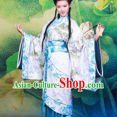 Traditional Chinese Tea Art Master Costume for Women