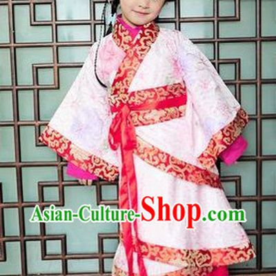 Traditional Chinese Birthday Ceremony Clothing for Kids