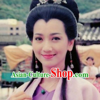 Ancient Traditional Chinese Beauty Fairy Peak Long Wig