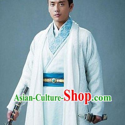 Ancient Traditional Chinese Detective Di Renjie Costumes and Hat for Men