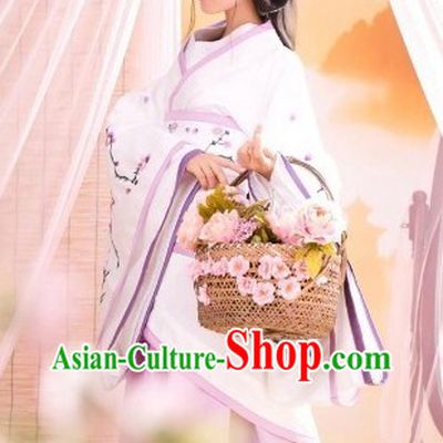 Ancient Chinese Princess Flos Mume Hanfu Clothes