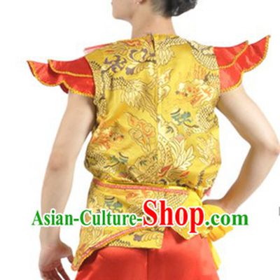 Dragon Dancer and Drum Player Stage Performance Outfit for Men