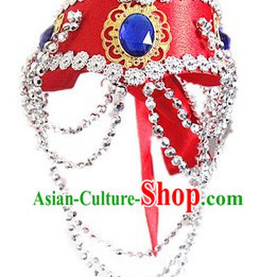 Traditional Mongolian Headpiece for Women