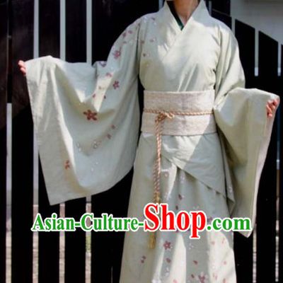 Ancient Chinese Oriental Cherry Blossom Quju Clothing for Women