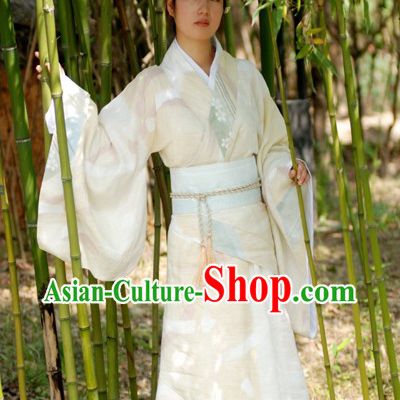 Ancient Chinese Hanfu Clothing Complete Set for Women