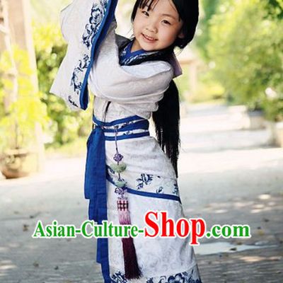 Traditional Chinese Quju Clothing Complete Set for Kids