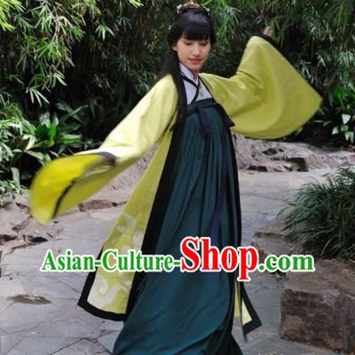 Ancient Chinese Hands Painted Clothes for Women