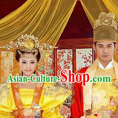 Ancient Chinese Emperor and Empress Hat and Hair Accessories