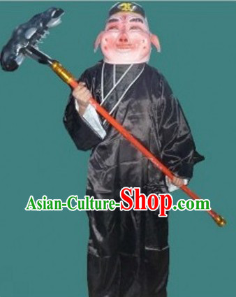 Journey to the West Sha Seng Mask, Costumes and Prop