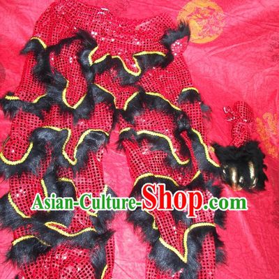 Imitation Wool Chinese Festival Celebration One Pair of Lion Dance Pants and Shoes Covers