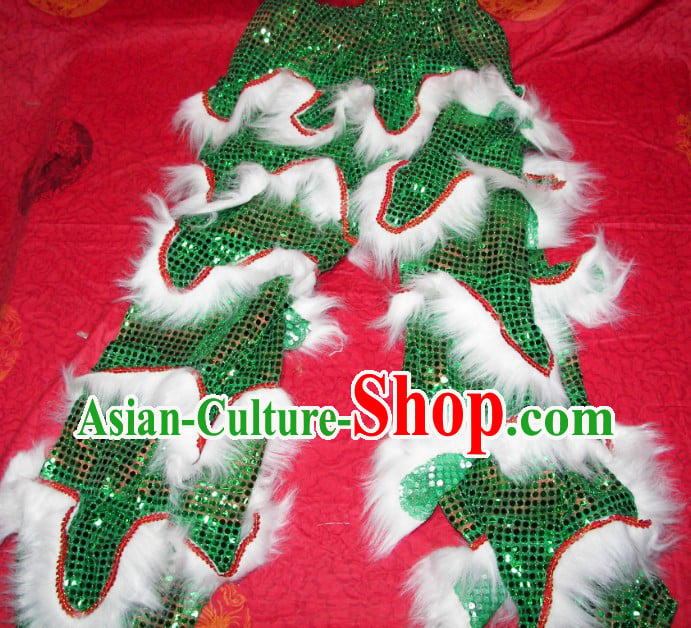 Imitation Wool Two Pairs of Lion Dance Pants and Claws