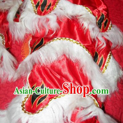 Tiger Claw Stripes Two Pairs of Lion Dance Pants and Shoes Covers