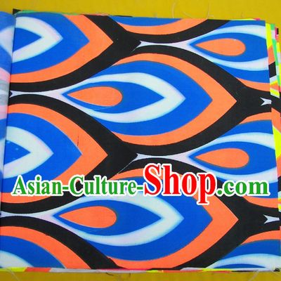 Orange Blue Black Ultra Violet Phoenix Eyes Dragon Dance Costume Complete Set