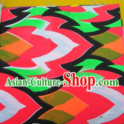 Chinese Southern Maple Leaf Pattern Dragon Dance Costume Complete Set