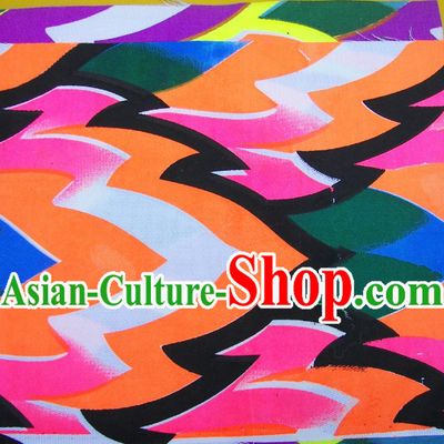 China Southern Maple Leaf Pattern Dragon Dance Costume Complete Set