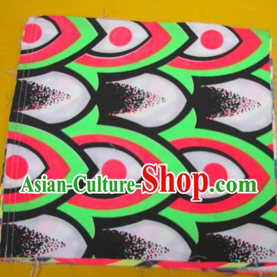 Green Red Black Ultra Violet Bamboo Pattern Dragon Dance Costumes Complete Set