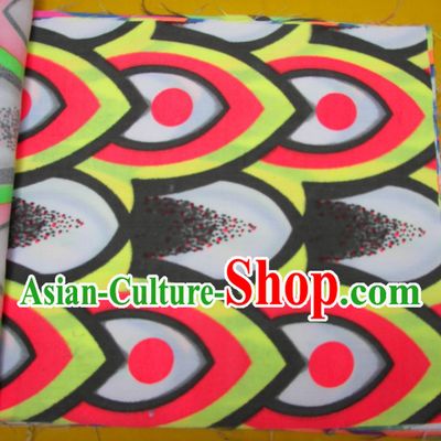 Yellow Red Black Ultra Violet Bamboo Pattern Dragon Dance Costumes Complete Set
