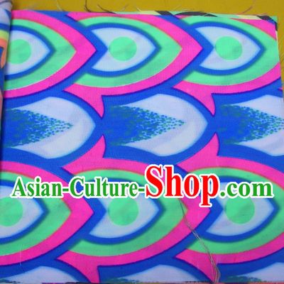 Blue Green Pink Ultra Violet Bamboo Pattern Dragon Dance Costumes Complete Set