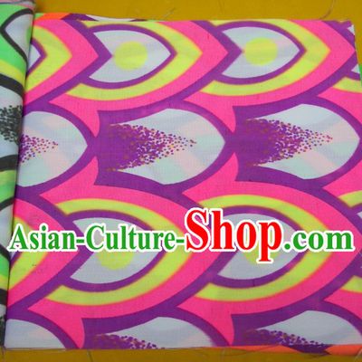 Yellow Pink Purple Ultra Violet Bamboo Pattern Dragon Dance Costumes Complete Set