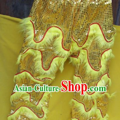Imitation Wool One Pair of Lion Dance Pants and Claws