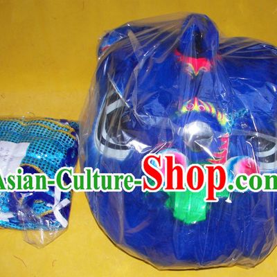 Blue Color One Person Children Size Lion Dance Costumes for Children