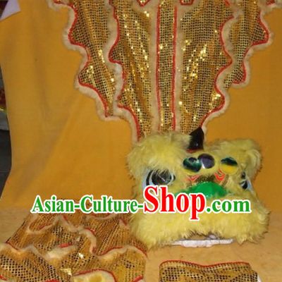 One Person Chinese New Year Parade Children Size Lion Dance Costumes for Children