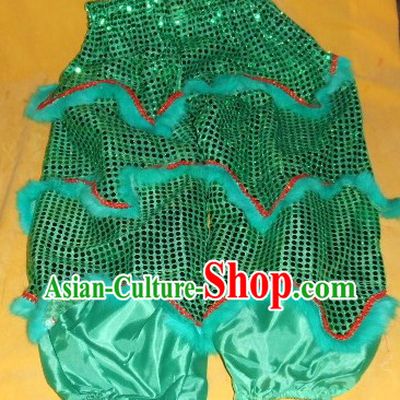 Imitation Wool One Pair of Lion Dance Pants and Claws for Kids
