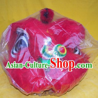 One Person Chinese New Year Parade Red Children Size Lion Dance Costumes for Children