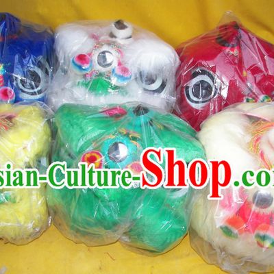 Six Sets Chinese New Year Parade Children Size Lion Dance Costumes