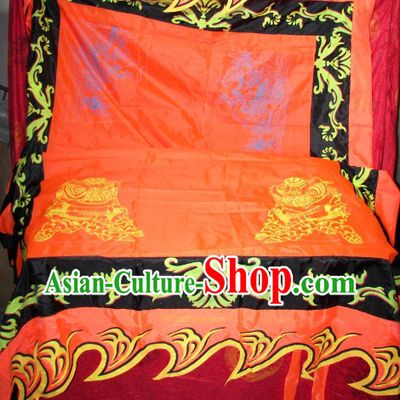 Traditional Chinese Lion Dance and Dragon Dance Performance Big Banner