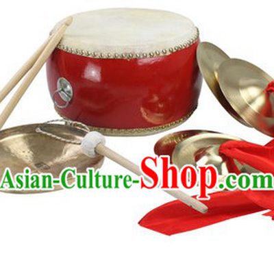 Chinese New Year Parade and Performance Drum, Gong and Cymbals Set