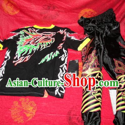 Luminous Dragon Dancer T-shirt, Pants and Leg Wrappings Set