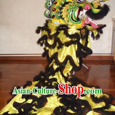 Traditional Chinese Lunar New Year Celebration Kylin Dance Costumes Complete Set