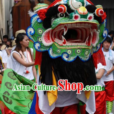 Ancient Chinese Style Kylin Dance Costumes Complete Set