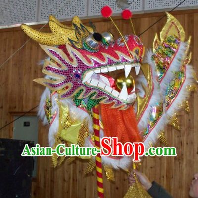 Chinese Festival Celebration Parade Hands Holding Dragon Dance Prop