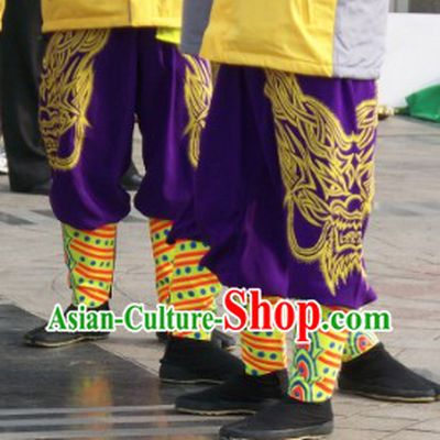 Dragon Dancer Pants and Legs Wrappings