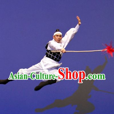Chinese Stage Performance Warrior Dance Costumes for Men