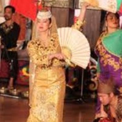 Philippine Wedding Singkil Clothing and Hat Complete Set