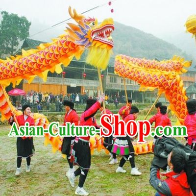 Free Delivery 18 Meters Chinese Festival Celebration Dragon Dance Costume Complete Set