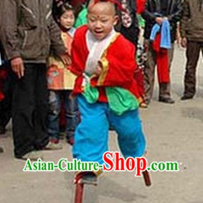Traditional Chinese Folk Stilt for Children
