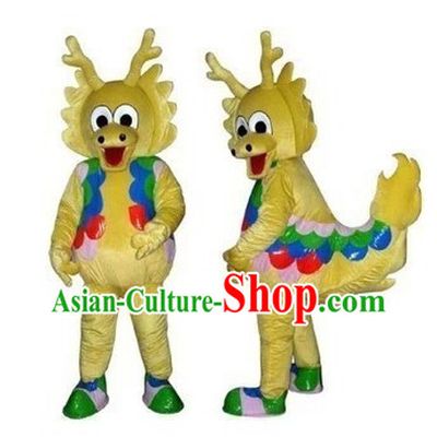 Traditional Chinese Dragon King Character Adult Size Walking Mascot Costume Complete Set