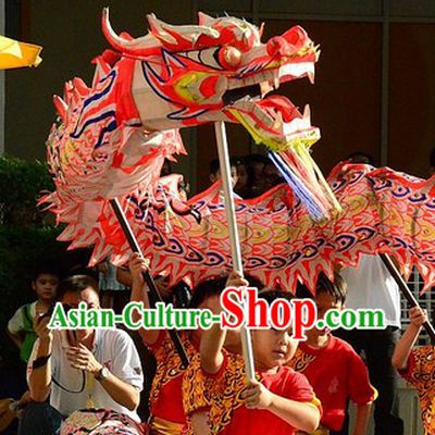 Children Size Supreme Luminous Dragon Dance Costumes Complete Set