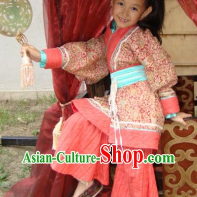 Traditional Chinese Hanfu Outfit Clothing for Kids
