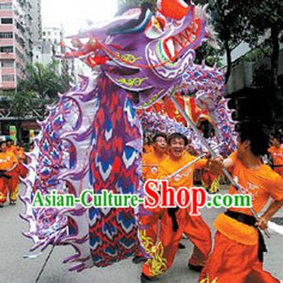Chinese Lunar New Year Supreme Illuminated Supreme Dragon Dance Equipment Complete Set