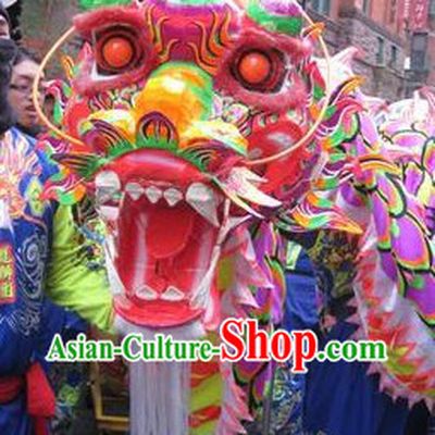 Illuminated Chinese Folk Dragon Dance Costumes Complete Set